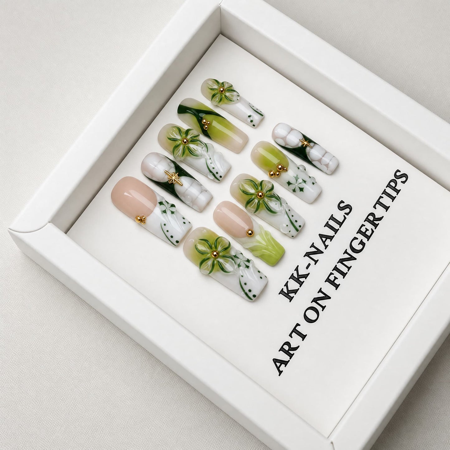 Olive Garden Bloom Press-On Nails/A10