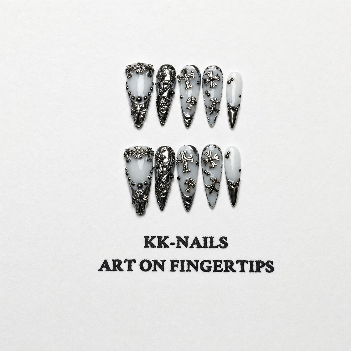 Gothic Reliquary Press-On Nails/A9